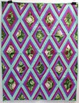 Click here for more information about Large Lap Quilt  40" x 51" (Cabbage Roses) Farmhouse Community Quilters Value $150