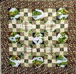 Click here for more information about Fall/Nature Themed Lap Quilt  38" x 38" ; Farmhouse Community Quilters - Value $100